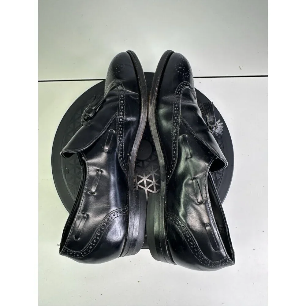 VTG Hanover Shoes Men's 9 C/A Loafer Master Flex All Leather Tassel USA